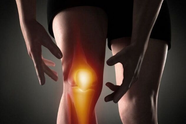 Knee joint inflammation